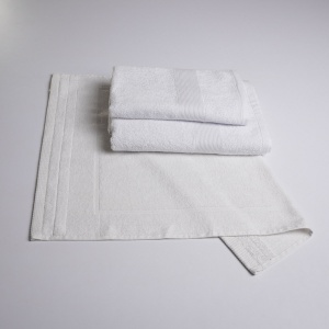 Набір банний махровий з Бордюром 3шт GM Textile 50х70см, 50х90см, 70х140см (Білий) Набір банний махровий з Бордюром 3шт GM Textile 50х70см, 50х90см, 70х140см (Білий)