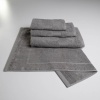 Набір банний махровий з Бордюром 4шт GM Textile 50х70см, 40х70см, 50х90см, 70х140см (Сірий) Набір банний махровий з Бордюром 4шт GM Textile 50х70см, 40х70см, 50х90см, 70х140см (Сірий)
