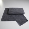 Набір готельних махрових рушників 2шт GM Textile 50х70см, 70х140см (Сірий) Набір готельних махрових рушників 2шт GM Textile 50х70см, 70х140см (Сірий)