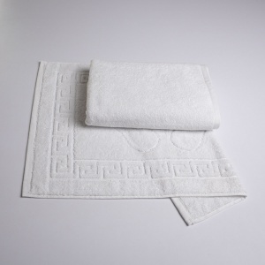 Набір готельних махрових рушників 2шт GM Textile 50х70см, 70х140см (Білий) Набір готельних махрових рушників 2шт GM Textile 50х70см, 70х140см (Білий)