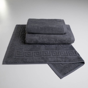 Набір готельних махрових рушників 3шт GM Textile 50х70см, 50х90см, 70х140см (Сірий) Набір готельних махрових рушників 3шт GM Textile 50х70см, 50х90см, 70х140см (Сірий)