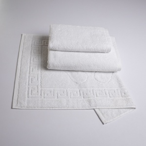 Набор гостиничных махровых полотенец 3шт GM Textile 50х70см, 50х90см, 70х140см (Белый) Набор гостиничных махровых полотенец 3шт GM Textile 50х70см, 50х90см, 70х140см (Белый)