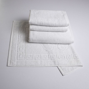 Набор гостиничных махровых полотенец 4шт GM Textile 50х70см, 50х90см, 50х90см, 70х140см (Белый)