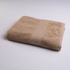 Набір банний махровий з Бордюром 4шт GM Textile 50х70см, 50х90см, 50х90см, 70х140см 400г/м2 (Капучіно)