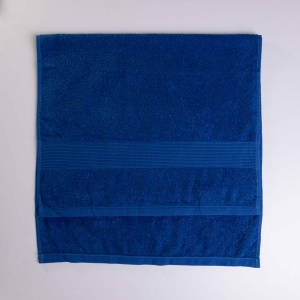 Набір банний махровий з Бордюром 2шт GM Textile 50х70см, 70х140см 400г/м2 (Синій)