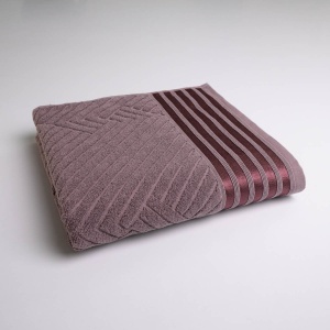 Комплект махрових рушників SOFT 2шт GM Textile 50х90см, 70х140см 500г/м2 (Виноградний)