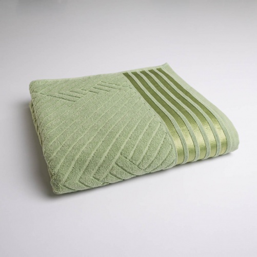 Рушник банний махровий SOFT GM Textile 70х140см 500г/м2 (М'ятний)