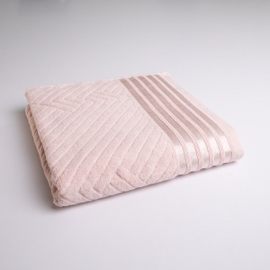 Комплект махрових рушників SOFT 2шт GM Textile 50х90см, 70х140см 500г/м2 (Рожевий)