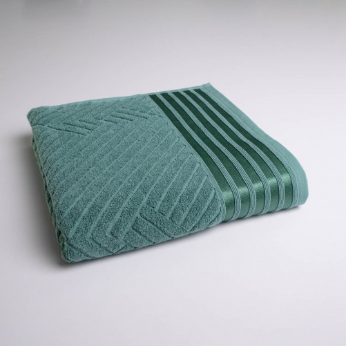 Рушник банний махровий SOFT GM Textile 70х140см 500г/м2 (Бірюзовий)