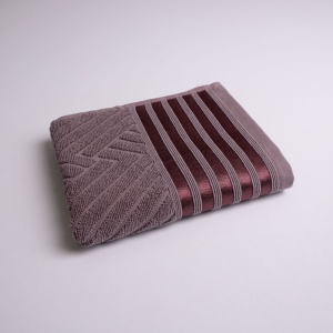 Набір махрових рушників SOFT 3шт GM Textile 40х70см, 50х90см, 70х140см 500г/м2 (Виноградний)