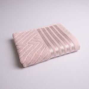 Набір махрових рушників SOFT 3шт GM Textile 40х70см, 50х90см, 70х140см 500г/м2 (Рожевий)