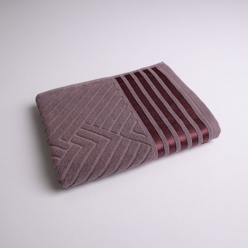 Рушник махровий середній SOFT GM Textile 50х90см 500г/м2 (Виноградний)