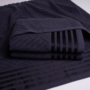 Комплект махрових рушників SOFT 2шт GM Textile 50х90см, 70х140см 500г/м2 (Графітовий)