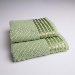 Комплект махрових рушників SOFT 2шт GM Textile 50х90см, 70х140см 500г/м2 (М'ятний)