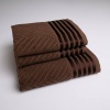 Набір махрових рушників SOFT 3шт GM Textile 50х90см, 50х90см, 70х140см 500г/м2 (Коричневий)