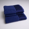 Набір махрових рушників SOFT 3шт GM Textile 50х90см, 50х90см, 70х140см 500г/м2 (Темно-синій)