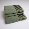 Набір махрових рушників SOFT 3шт GM Textile 50х90см, 50х90см, 70х140см 500г/м2 (Хакі)