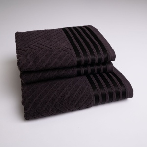 Набір махрових рушників SOFT 3шт GM Textile 50х90см, 50х90см, 70х140см 500г/м2 (Шоколадний)