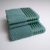 Набір махрових рушників SOFT 3шт GM Textile 50х90см, 50х90см, 70х140см 500г/м2 (Бірюзовий)