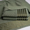 Набір махрових рушників SOFT 3шт GM Textile 50х90см, 50х90см, 70х140см 500г/м2 (Хакі)