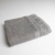 Рушник банний махровий з велюровим бордюром GM Textile 70х140см 500г/м2 (Сірий)