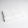 Набір банних махрових рушників з велюровим бордюром 3шт GM Textile 50х70см, 50х90см, 70х140см (Білий)