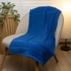 Рушник банний махровий з велюровим бордюром GM Textile 70х140см 500г/м2 (Синій)
