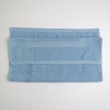 Махровое полотенце для ног с прямоугольником GM Textile 50х70см 380г/м2 (Голубой)