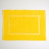 Махровое полотенце для ног с прямоугольником GM Textile 50х70см 380г/м2 (Желтый)