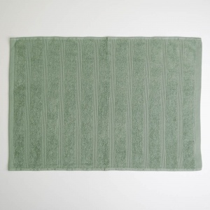 Махровий рушник для ніг зі смужками GM Textile 50х70см 450г/м2 (М'ятний)