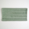 Махровое полотенце для ног с полосками GM Textile 50х70см 450г/м2 (Мятный)