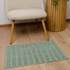 Махровое полотенце для ног с полосками GM Textile 50х70см 450г/м2 (Мятный)