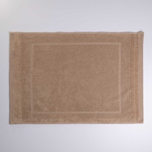 Рушник махровий для ніг Килимок GM Textile 50х70см 500г/м2 (Капучино)