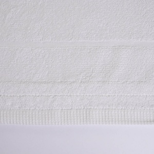 Рушник махровий для ніг Килимок GM Textile 50х70см 500г/м2 (Білий)