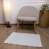 Рушник махровий для ніг Килимок GM Textile 50х70см 500г/м2 (Білий)