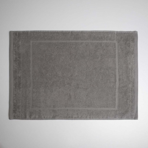 Рушник махровий для ніг Килимок GM Textile 50х70см 500г/м2 (Сірий)