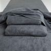 Комплект рушників для готелів 2шт GM Textile 50х90см, 70х140см 500г/м2 (Сірий)
