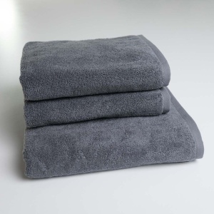 Набір готельних рушників 3шт GM Textile 50х90см, 50х90см, 70х140см 500г/м2 (Сірий) Набір готельних рушників 3шт GM Textile 50х90см, 50х90см, 70х140см 500г/м2 (Сірий)