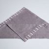 Рушник кухонний махровий з орнаментом GM Textile 30х30см 400г/м2 (Попелястий)