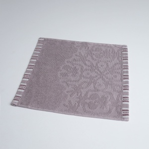 Рушник кухонний махровий з орнаментом GM Textile 30х30см 400г/м2 (Попелястий)