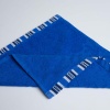 Рушник кухонний махровий з орнаментом GM Textile 30х30см 400г/м2 (Синій)