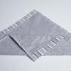 Рушник кухонний махровий з орнаментом GM Textile 30х30см 400г/м2 (Світло-сірий)