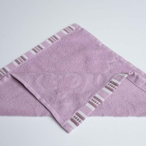 Рушник кухонний махровий з орнаментом GM Textile 30х30см 400г/м2 (Пудра)