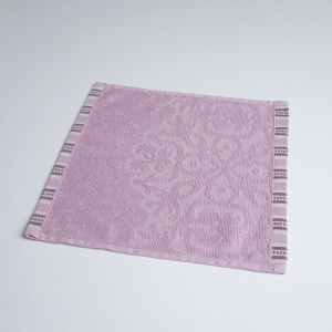 Рушник кухонний махровий з орнаментом GM Textile 30х30см 400г/м2 (Пудра)