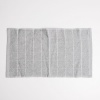 Махровое кухонное полотенце с полосками 30х50 см 400г/м2 GM Textile (Серый)