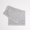 Махровое кухонное полотенце с полосками 30х50 см 400г/м2 GM Textile (Серый)