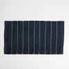 Махровое кухонное полотенце с полосками 30х50 см 400г/м2 GM Textile (Черный)