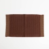 Махровое кухонное полотенце с бордюром 30х50 см 400г/м2 GM Textile (Коричневый)