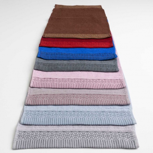 Набор махровых полотенец с бордюром 30х50 см 8 шт 400г/м2 GM Textile (8 цветов)