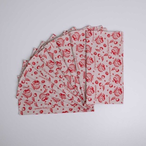 Набір махрових рушників Вишня 40х60 см 10шт 300г/м2 GM Textile (Червоний)